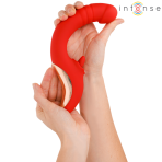 INTENSE - PAULINA VIBRATOR AND STIMULATOR IN U SHAPE RED - imagine 3