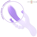 INTENSE - MIKO TRIPLE VIBRATOR RABBIT  STIMULATOR  ANAL 7 VIBRATIONS PURPLE - imagine 5