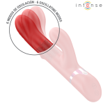 INTENSE - LELE MULTIFUNCTION VIBRATOR ROTATING  OSCILLATION  STIMULATION RED - imagine 4