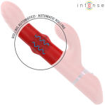 INTENSE - LELE MULTIFUNCTION VIBRATOR ROTATING  OSCILLATION  STIMULATION RED - imagine 5