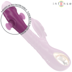 INTENSE - HALLE MULTIFUNCTION VIBRATOR WITH DOLPHIN STIMULATING TONGUE PURPLE - imagine 5