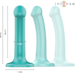 INTENSE - KATIE VIBRATOR WITH SUCTION CUP 10 VIBRATIONS BLUE REMOTE CONTROL - imagine 3