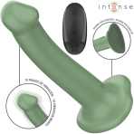 INTENSE - BECCA VIBRATOR WITH SUCTION CUP 10 VIBRATIONS GREEN REMOTE CONTROL - imagine 2