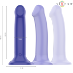 INTENSE - VICTORIA VIBRATOR WITH SUCTION CUP 10 VIBRATIONS DARK BLUE REMOTE CONTROL - imagine 3