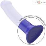 INTENSE - VICTORIA VIBRATOR WITH SUCTION CUP 10 VIBRATIONS DARK BLUE REMOTE CONTROL - imagine 5