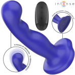 INTENSE - SHORTY VIBRATOR WITH SUCTION CUP BLUE REMOTE CONTROL - imagine 2