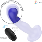 INTENSE - SHORTY VIBRATOR WITH SUCTION CUP BLUE REMOTE CONTROL - imagine 4