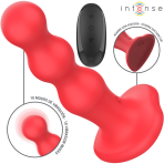 INTENSE - CODY VIBRATOR WITH SUCTION CUP RED REMOTE CONTROL - imagine 2