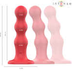 INTENSE - CODY VIBRATOR WITH SUCTION CUP RED REMOTE CONTROL - imagine 3
