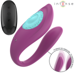 INTENSE - ANNIE U-SHAPED VIBRATOR AND STIMULATOR PURPLE REMOTE CONTROL - imagine 2