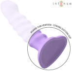 INTENSE - BRENDA VIBRATOR SIZE M SPIRAL DESIGN 10 VIBRATIONS PURPLE REMOTE CONTROL - imagine 5