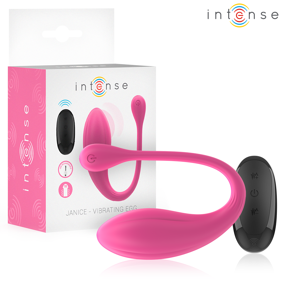 img_214138_e24b10f3ca97ca0ed40ac32393d27f4c_1.png INTENSE - JANICE U VIBRATOR DOUBLE STIMULATION 10 VIBRATIONS PINK REMOTE CONTROL - imagine 1