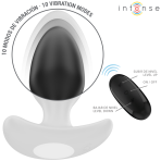 INTENSE - JOEY ANAL PLUG 10 VIBRATIONS BLACK REMOTE CONTROL - imagine 5