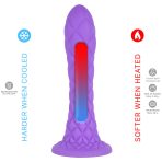 SILEXD - DREAMY DILDO FANTASY SILICONA LIQUIDA TERMOREACTIVO VIOLETA 18.5 CM - imagine 5