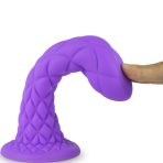 SILEXD - DREAMY DILDO FANTASY SILICONA LIQUIDA TERMOREACTIVO VIOLETA 18.5 CM - imagine 4