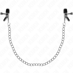 KINK - FLAT CHAIN NIPPLE CLAMPS SILVER 34 CM