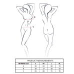 PASSION - INTIMARI BRA + PANTIES SET BLACK S/M - imagine 4
