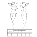 PASSION - TIVOLEA BRA + THONG SET BLACK S/M - imagine 4