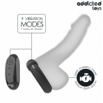 ADDICTED TOYS - HEATING EFFECT VIBRATING COCK RING REMOTE CONTROL - imagine 4