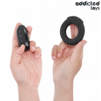ADDICTED TOYS - HEATING EFFECT VIBRATING COCK RING REMOTE CONTROL - imagine 3