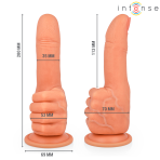 INTENSE - BENDER G-SPOT STIMULATOR FLEXIBLE HAND 11.3 CM - imagine 2