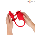 INTENSE - MELANIE DOUBLE CLITORIS STIMULATOR WITH ZIGZAG TONGUE - imagine 2
