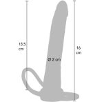 GET REAL - DOUBLE TROUBLE SILICONE ANAL PENETRATOR 16 CM - imagine 3