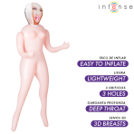 INTENSE DOLLS - IRINA INFLATABLE DOLL WITH THREE ORIFICES - imagine 2