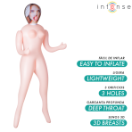 INTENSE DOLLS - NICOLE INFLATABLE DOLL WITH THREE ORIFICES - imagine 2