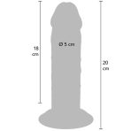 GET REAL - DELUXE THICK DOUBLE-DENSITY TPE DONG 20 CM - imagine 4