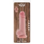 GET REAL - DELUXE REALISTIC PENIS WITH TESTICLES EXTRA THICK 25 CM - imagine 5