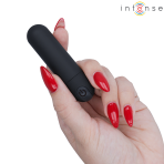 INTENSE - KAREN MINI RECHARGEABLE VIBRATING BULLET BLACK - imagine 2