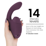 WOMANIZER - DUO NEXT DUAL CLITORAL  G-SPOT STIMULATOR DARK PURPLE - imagine 5