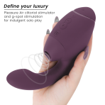 WOMANIZER - DUO NEXT DUAL CLITORAL  G-SPOT STIMULATOR DARK PURPLE - imagine 3