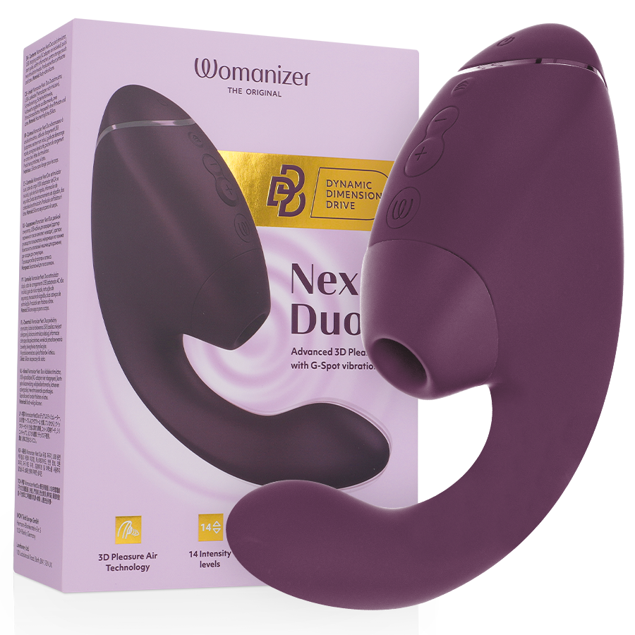 img_219132_2f30b39a914a0c007b77c5020853a45e_1.png WOMANIZER - DUO NEXT DUAL CLITORAL G-SPOT STIMULATOR DARK PURPLE - imagine 1