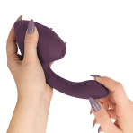 WOMANIZER - DUO NEXT DUAL CLITORAL  G-SPOT STIMULATOR DARK PURPLE - imagine 4