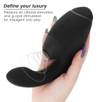 WOMANIZER - DUO NEXT DUAL CLITORAL  G-SPOT STIMULATOR BLACK - imagine 3
