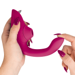 WOMANIZER - BLEND RABBIT VIBRATOR STIMULATOR VIBRANT PINK - imagine 4