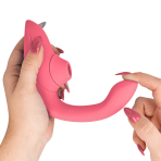 WOMANIZER - BLEND RABBIT VIBRATOR STIMULATOR VIBRANT ROSE - imagine 4