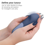 WOMANIZER - VIBE LAY-ON SILENT VIBRATOR DARK BLUE - imagine 3