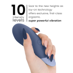 WOMANIZER - VIBE LAY-ON SILENT VIBRATOR DARK BLUE - imagine 5