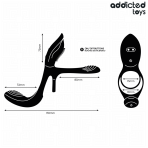 ADDICTED TOYS - DOUBLE PENIS RING WITH CLITORAL STIMULATOR - imagine 4