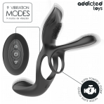 ADDICTED TOYS - DOUBLE PENIS RING WITH CLITORAL STIMULATOR