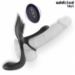 ADDICTED TOYS - DOUBLE PENIS RING WITH CLITORAL STIMULATOR - imagine 2