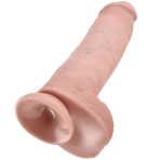 KING COCK - 11 DILDO FLESH WITH BALLS 28 CM - imagine 2
