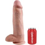 KING COCK - 12 DILDO FLESH WITH BALLS 30.48 CM - imagine 3
