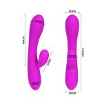 PRETTY LOVE - SMART VICTOR VIBRATOR WITH CLITORIS STIMULATOR - imagine 5