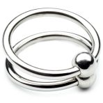 METAL HARD - DOUBLE GLANS RING 28MM - imagine 2