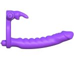 FANTASY C-RINGZ - SILICONE DOUBLE VIBRATOR RABBIT - imagine 4