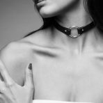 BIJOUX INDISCRETS MAZE - BLACK CHOKER NECKLACE - imagine 2